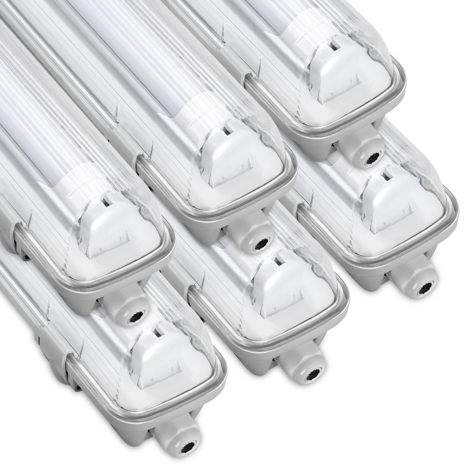 Réglette étanche 120 cm pour 1 Tube LED T8 IP65 (Boitier vide) - Unité Réglette étanche 120 cm pour 1 Tube LED T8 IP65 (Boitier vide) - Unité