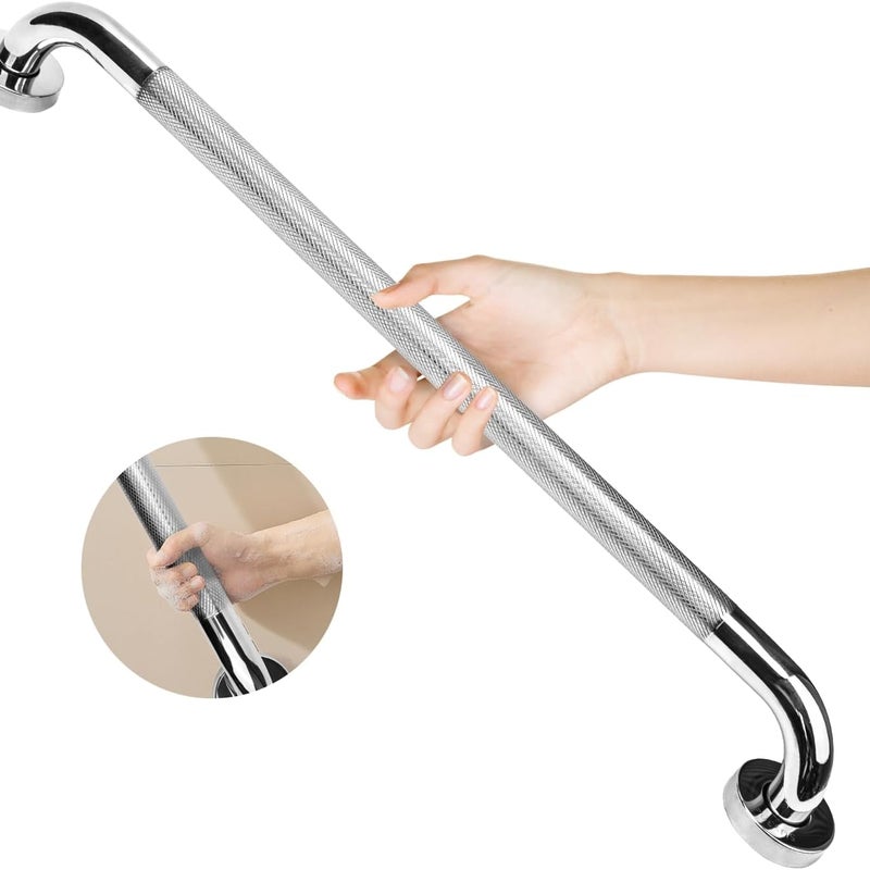 Poręcz łazienkowa ze stali nierdzewnej, antypoślizgowa poręcz bezpieczeństwa dla osób starszych, do wanny i schodów, 60 cm