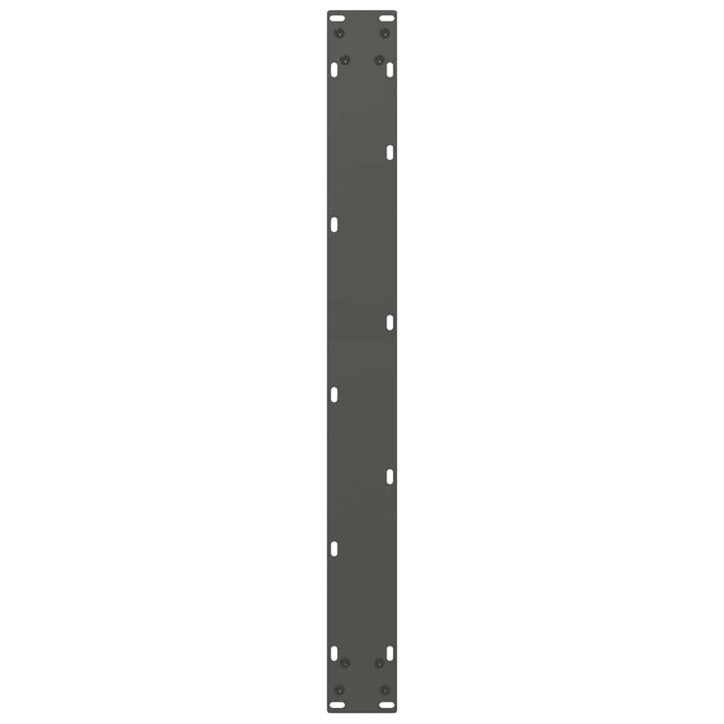 Maison Exclusive - Pieds de table à manger en U 2 pièces Anthracite 90 x (72-73) cm Acier - 7