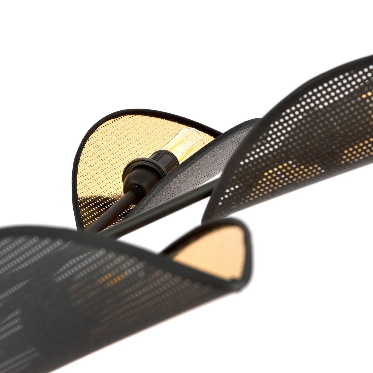 Lampa wisząca Vene czarno-złota 6xE14x10W do salonu wym: 51 x 102 cm metal Emibig - 8