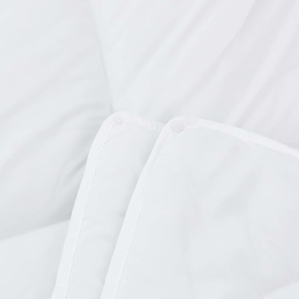 Couette avec oreiller 2 pcs | Duvet Blanc 135 x 200 cm Microfibre - 9