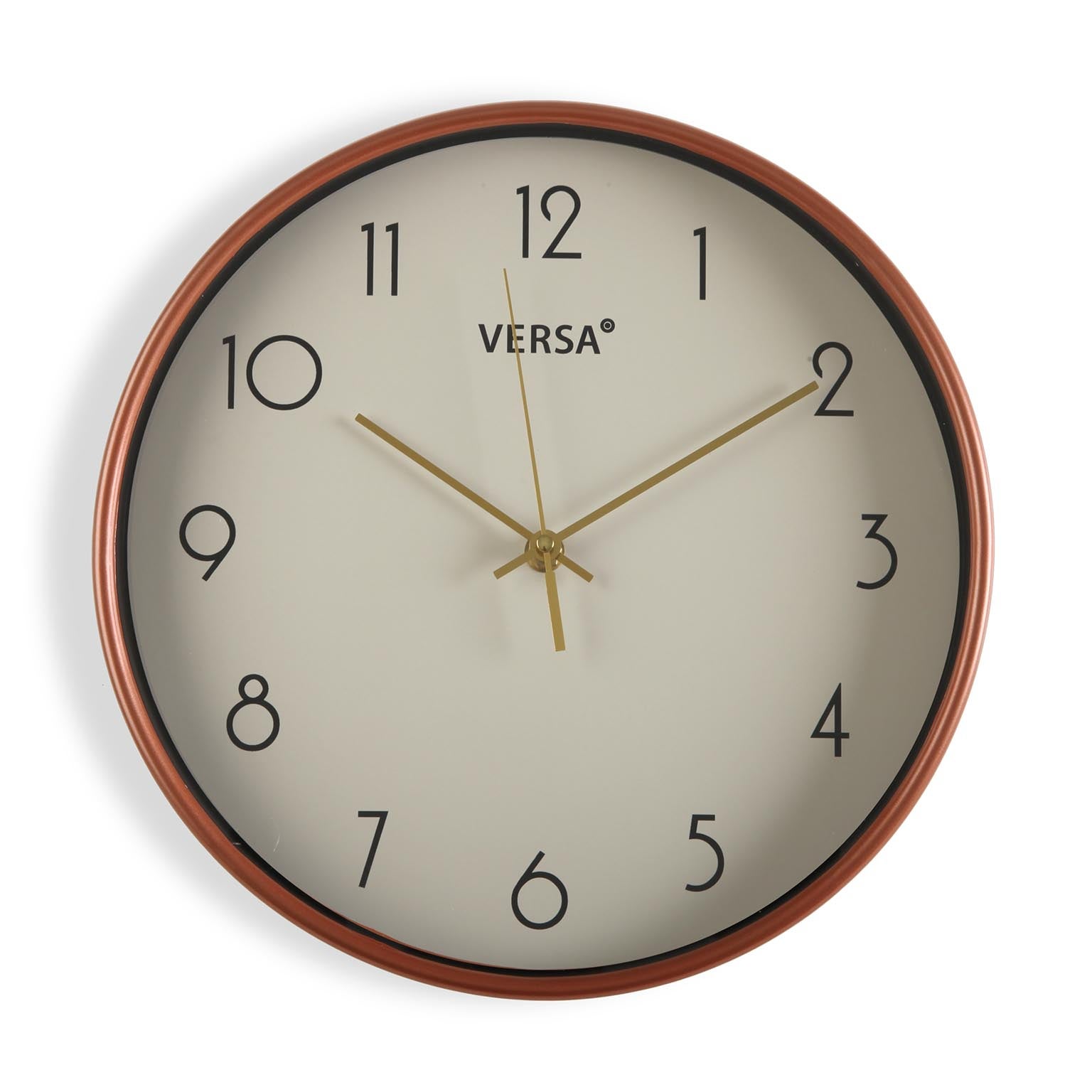Techno Line WT 7800 Orologio Da Parete In Plastica - Design Moderno, Argento, Diametro 30cm, Movimento Al Quarzo