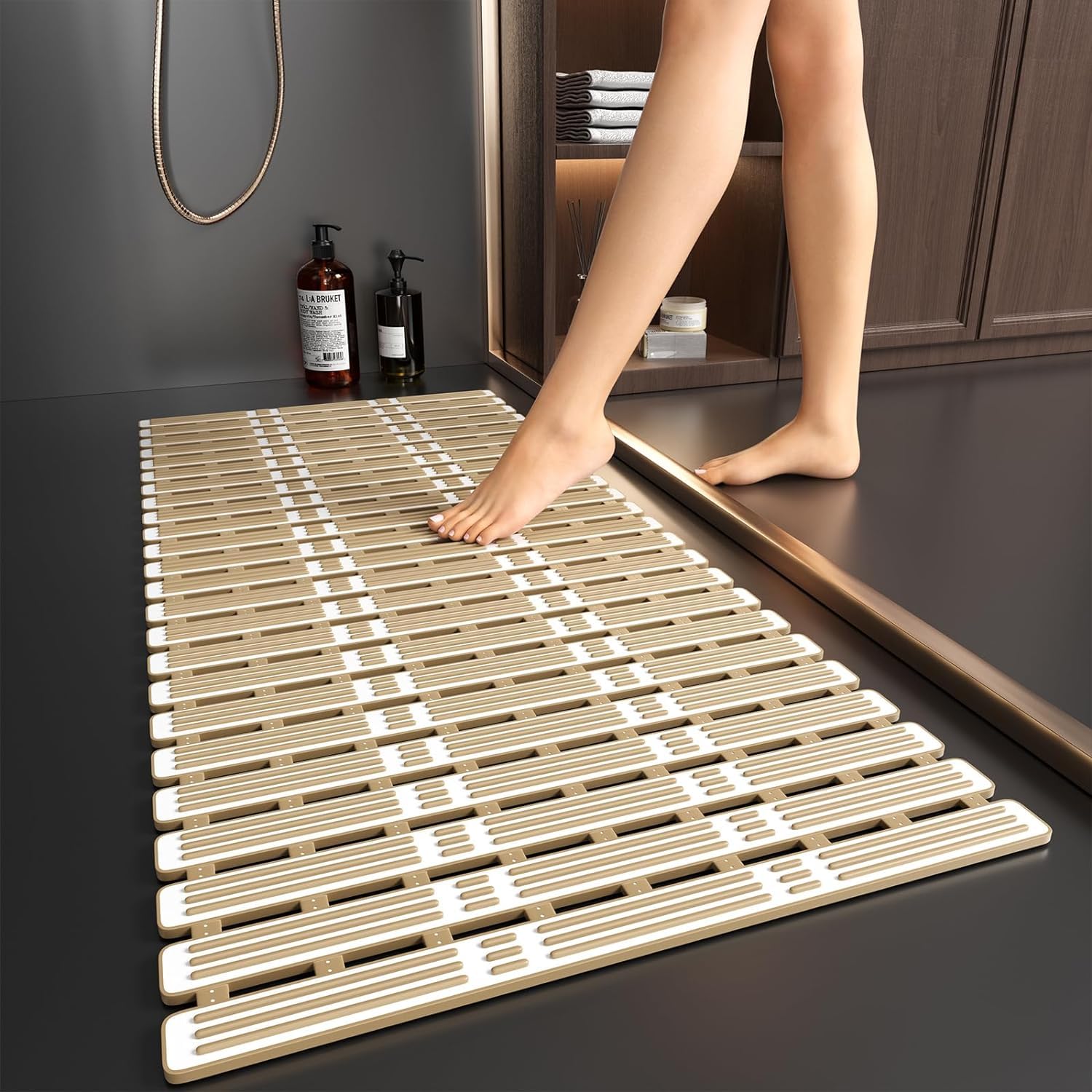 Marchepied Salle De Bain Antidérapant - Polypropylène épais 42x25x17cm - Pour Enfants, Personnes âgées - Facile à Nettoyer