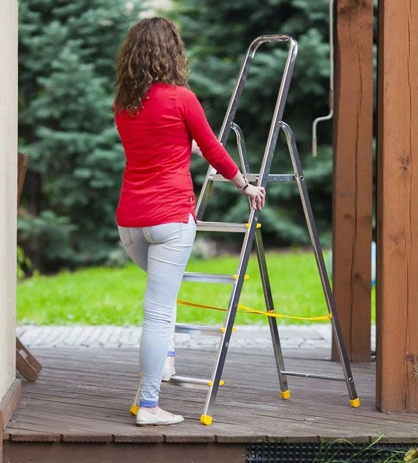 Escabeau 5 marches - Hauteur max. de travail 2.98m - 915 - 3