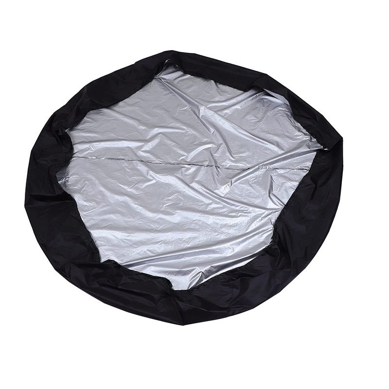 Couverture imperméable pour spa extérieur Couverture anti-poussière pour bain thermal 200 x 30 cm Noir - 4