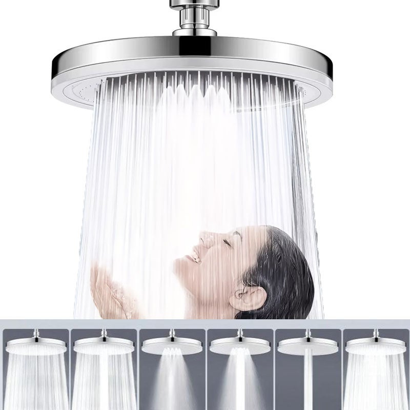 Pommeau de douche à effet pluie avec pulvérisateur à main, pommeau de douche haute pression réglable de 25,4 cm, double pommeau de douche avec bras d'extension et tuyau de douche de 152,4 Pommeau de douche à effet pluie avec pulvérisateur à main, pommeau de douche haute pression réglable de 25,4 cm, double pommeau de douche avec bras d'extension et tuyau de douche de 152,4