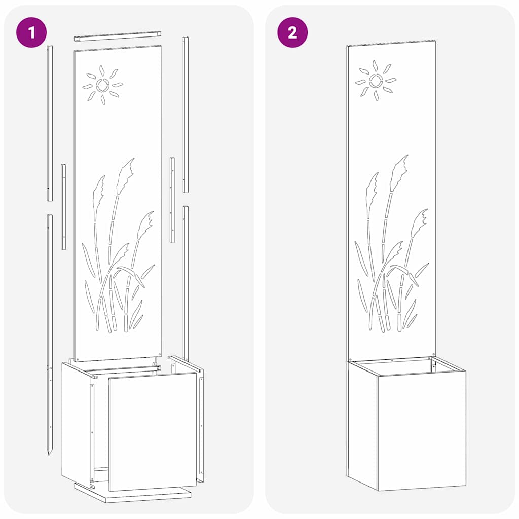 Écran de confidentialité de jardin Anthracite 32 x 150 cm vidaXL - 9