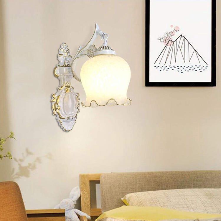 Kinkiet LED, Lampa Ścienna do Sypialni, Przemysłowy Kinkiet do Czytania, Głowicę lampy można skierować w górę i w dół
