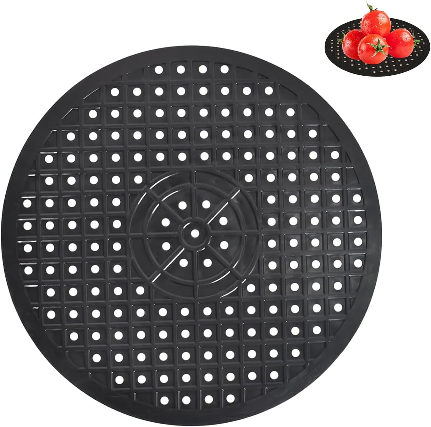 Tapis Fond D'évier 2 Pièces Découpables - Nid D'abeille Silicone Antidérapant - Protection Vaisselle Et éviers - 6