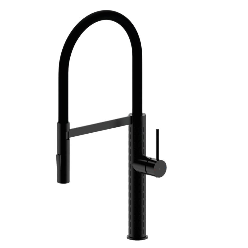 Architek Bateria zlewozmywakowa z główką prysznicową czarny