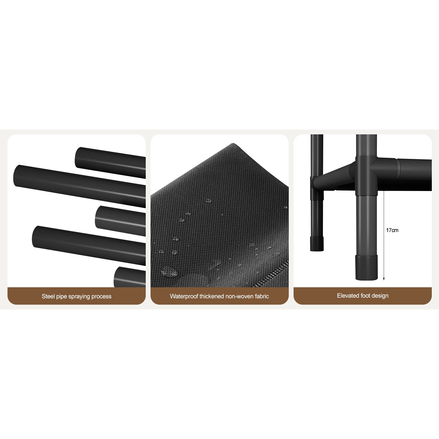 MINICLOSS Étagère rangement efficace pour vêtements, porte-chapeaux d'angle mural peu encombrant, étagère rangement à plusieurs niveaux avec crochets - 6