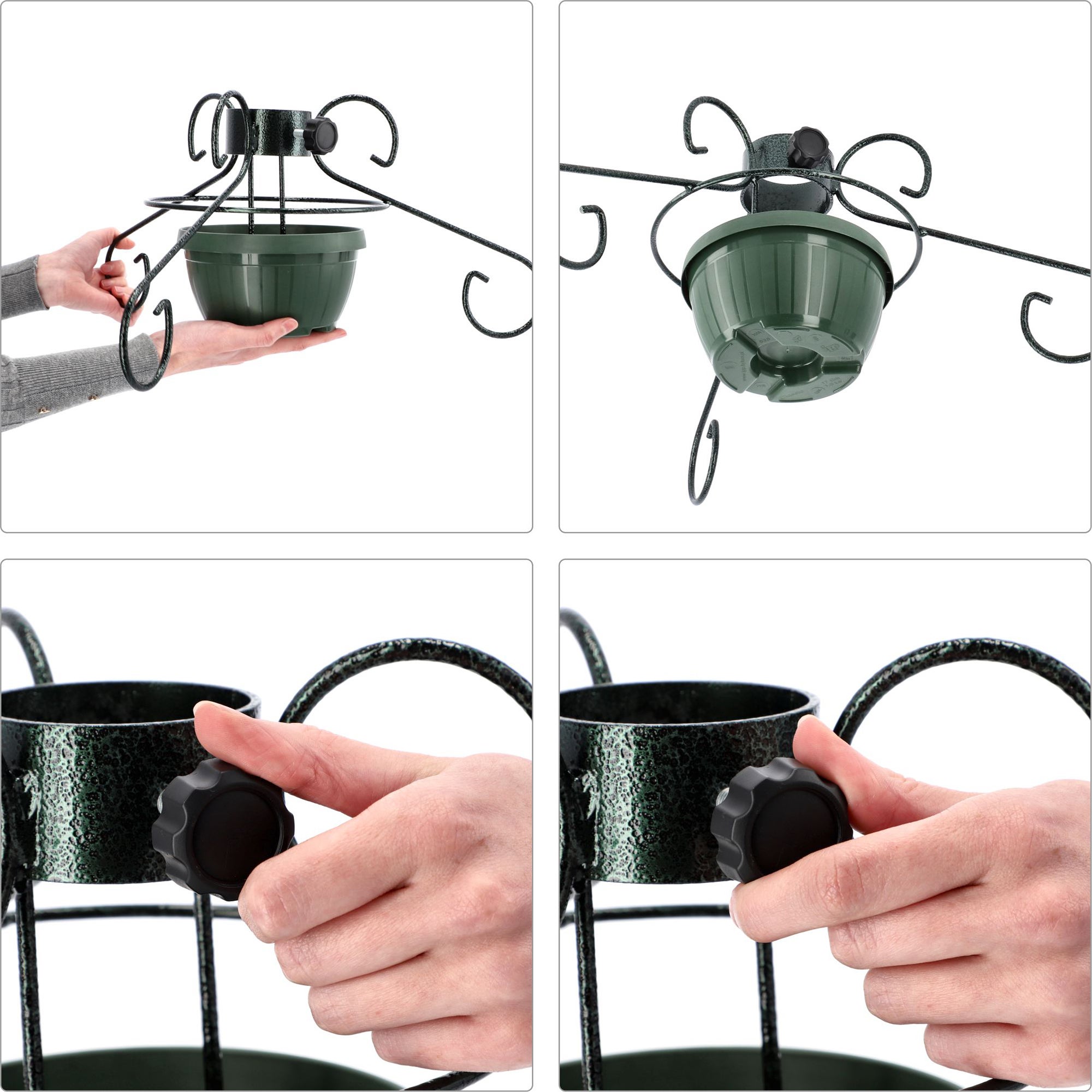 STOJAK POD CHOINKĘ 2m CHOINKOWY NA DRZEWKO METALOWY PODSTAWKA Z POJEMNIKIEM - 4