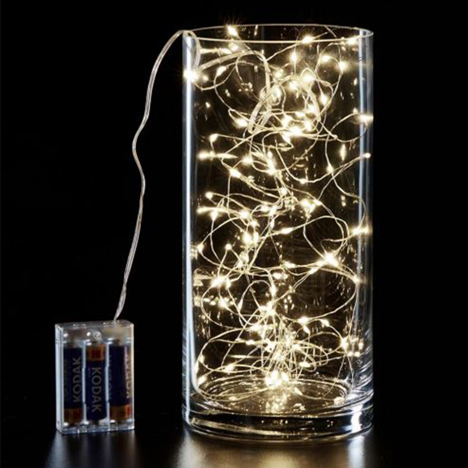 Cordão de luzes de Natal Lotti 65833 Micro led 20 branco frio com bateria - 3