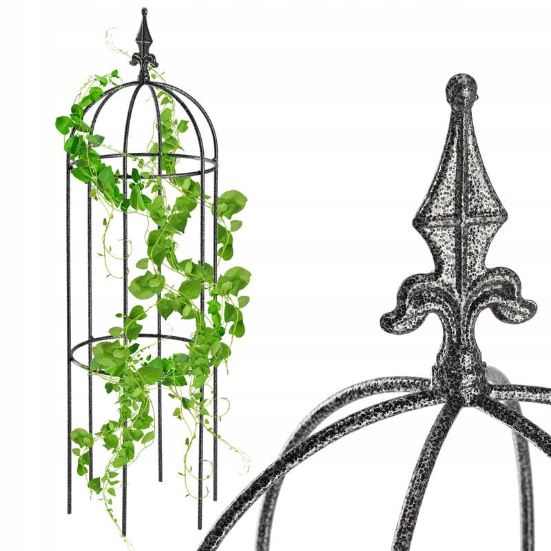 PERGOLA PODPORA OGRODOWA DO KWIATÓW ROŚLIN METALOWA KWIATÓW TARASOWA 100 cm