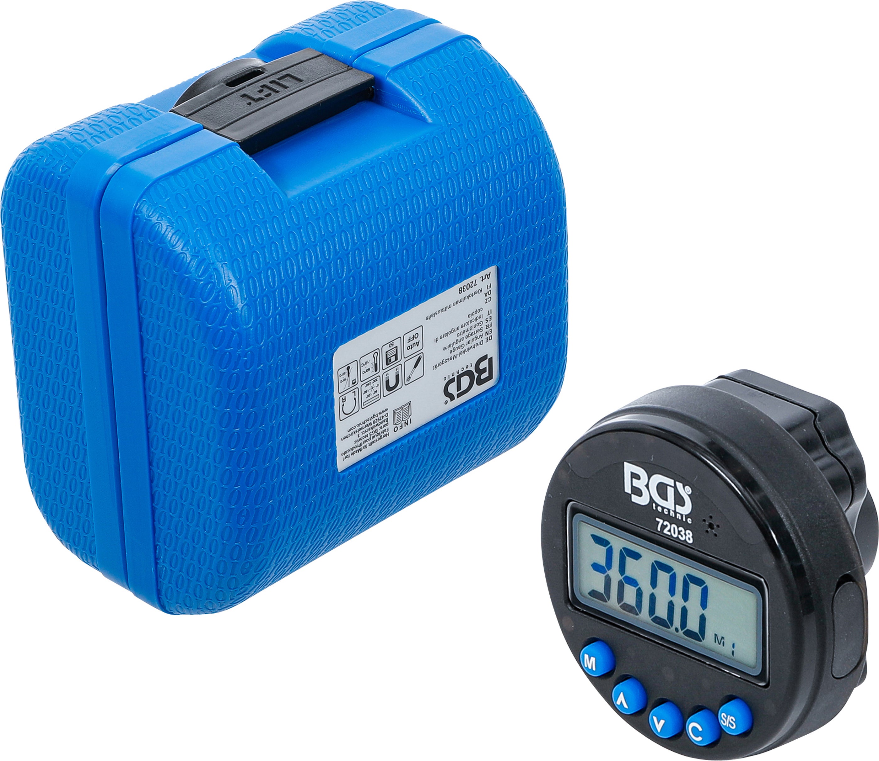 BGS 72038 | Misuratore di angolo di rotazione | digitale | con magnete