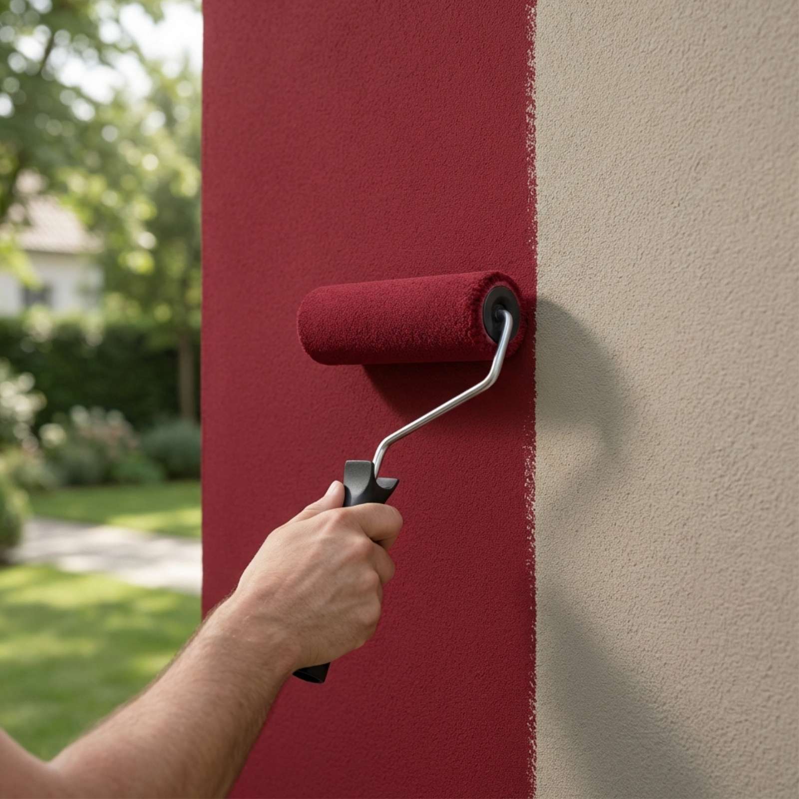 Peinture Ravalement - 20 L - Codeve Bois - RAL 7037 - Gris poussière - Pour La Protection De Votre Façade, Mur, Béton, Crépi Ou Enduit. - 3