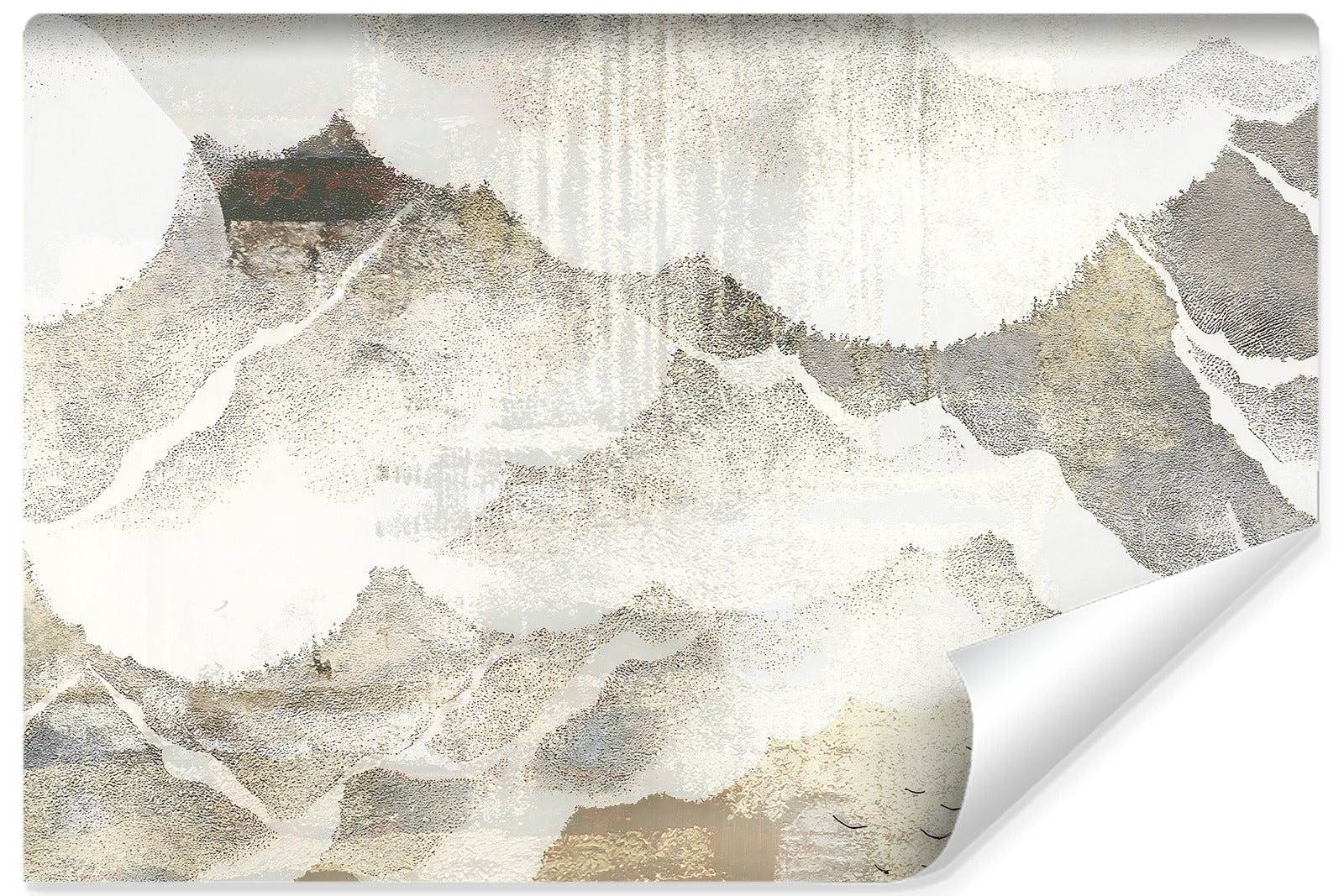 Vlieseline papel pintado foto para habitación abstracción concreta 368cm x 254cm