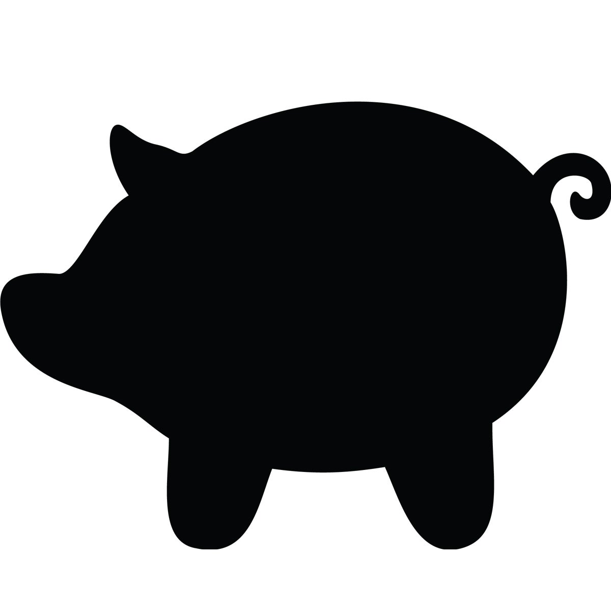 Adesivo Maialino - Sticker adesivo - adesivi murali - 75X100cm - 2