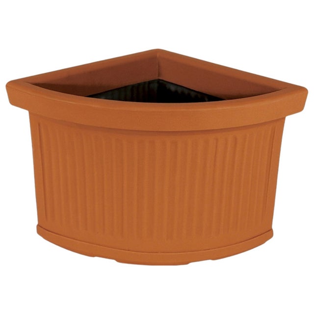 4 Fioriere Rettangolari In Plastica 43 Cm Con Sottovasi E Etichette - Per Balcone, Davanzale, Ortaggi E Piante, Colore Nero - 2