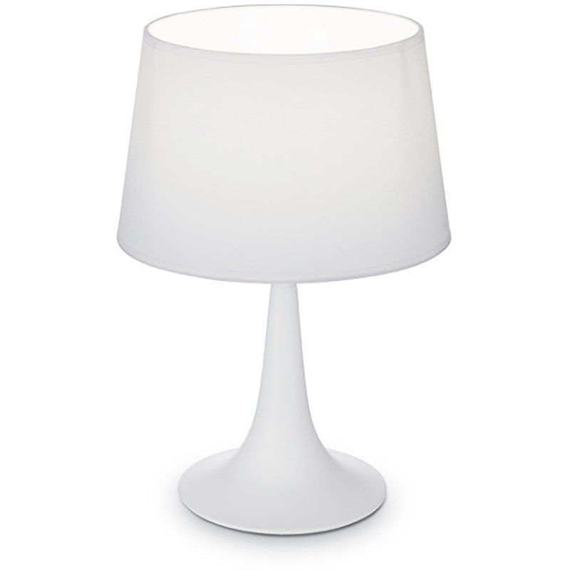 Ideal Lux  Lampe De Table Blanche London 1 Ampoule Blanca/Negra , Leroy Merlin