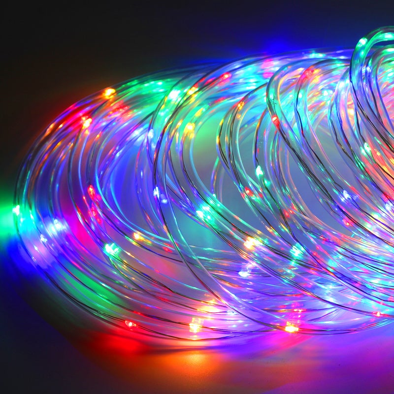 Guirlande Tube lumineux LED 20m - 8 jeux de lumière -LED Tuyau Bande IP65,Multicolore - 4
