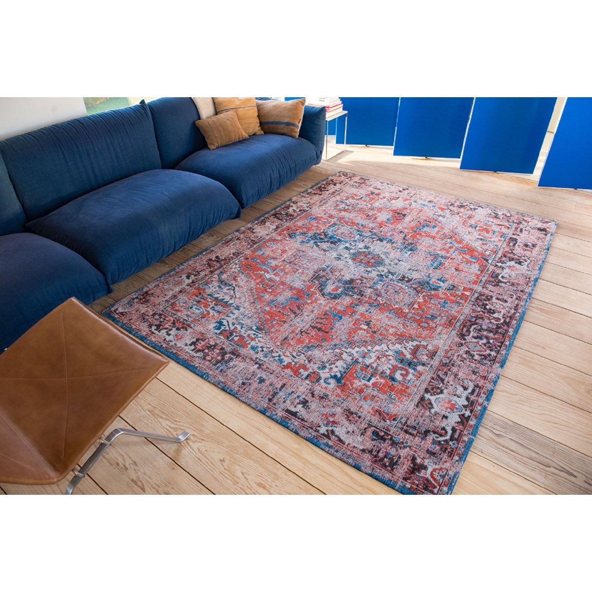 Tapis de salon coton style antique CLASSIC BRICK 140x200 cm - 5