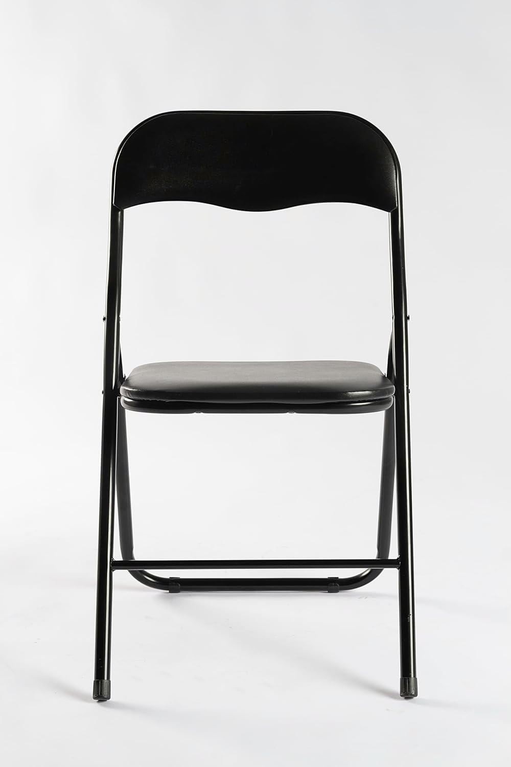 Silla plegable acolchada negra - 4