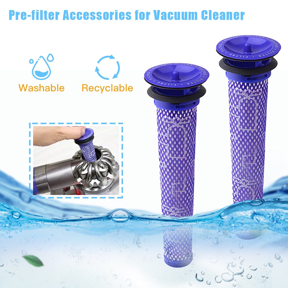 STANEW Batterie pour Dyson aspirateurs V8 SV10, avec 2 Filtres - 6