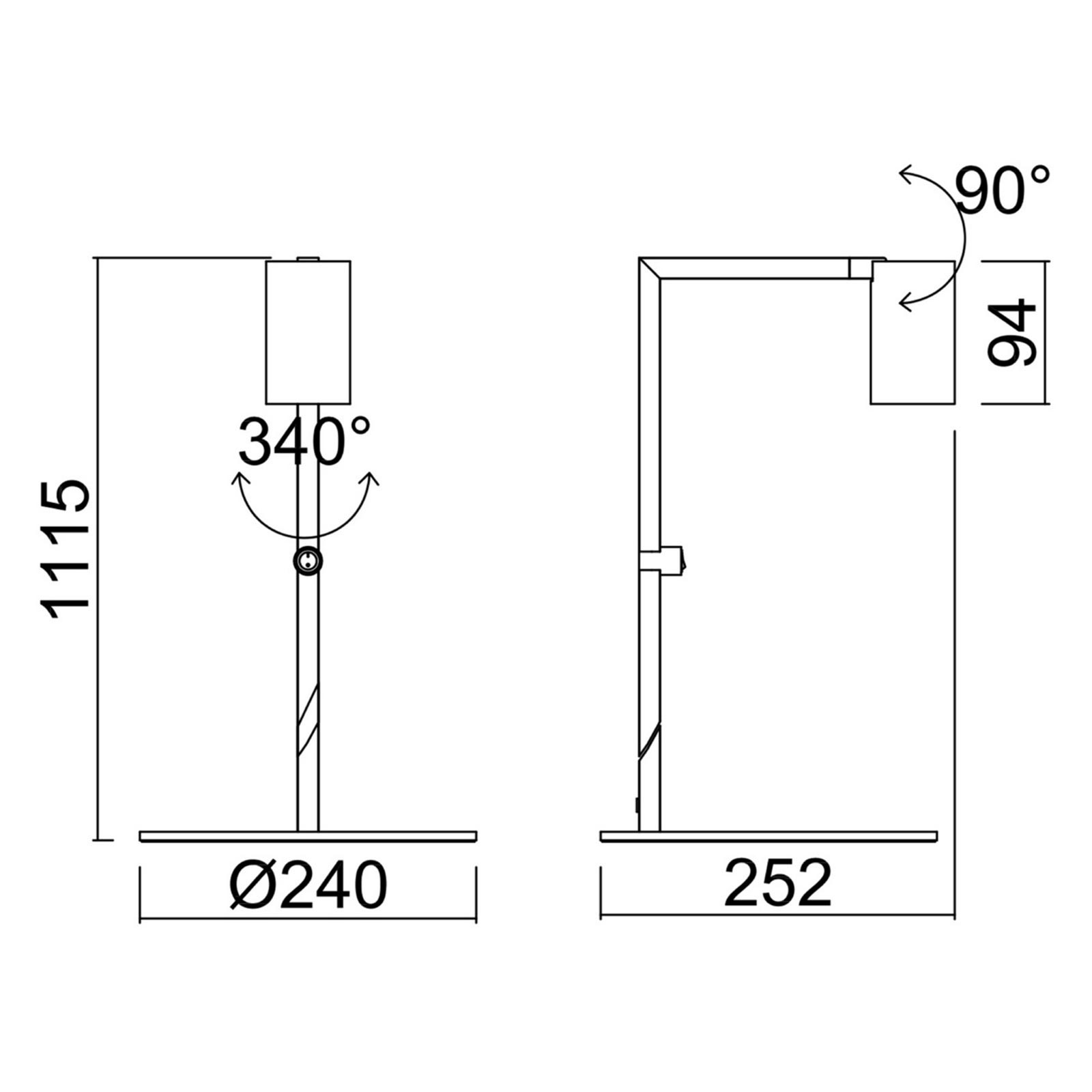 Piantana LED da terra elegante design moderno lampada pavimento GU10 luce orientabile salotto ufficio camera albergo 230V COLORE BIANCO - 9
