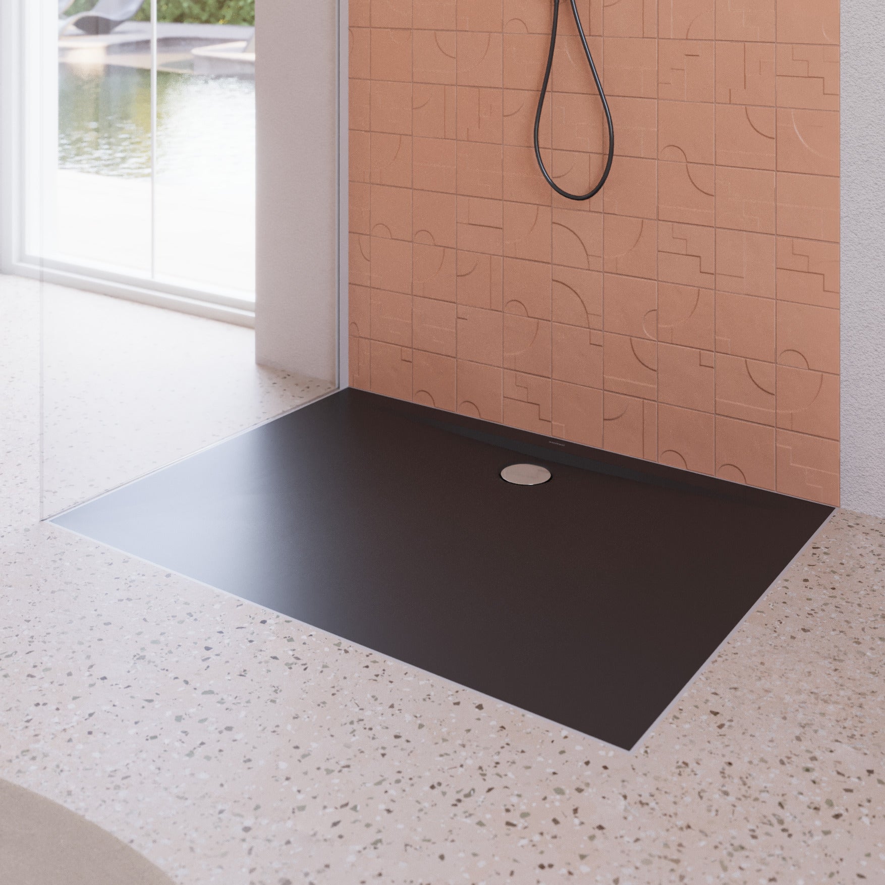 KALDEWEI SUPERPLAN ZERO 1568-5, Receveurs de douche avec support de receveur extra-plat, 130x90cm, 356847980667, Farbe: Cool Grey 90 - 3