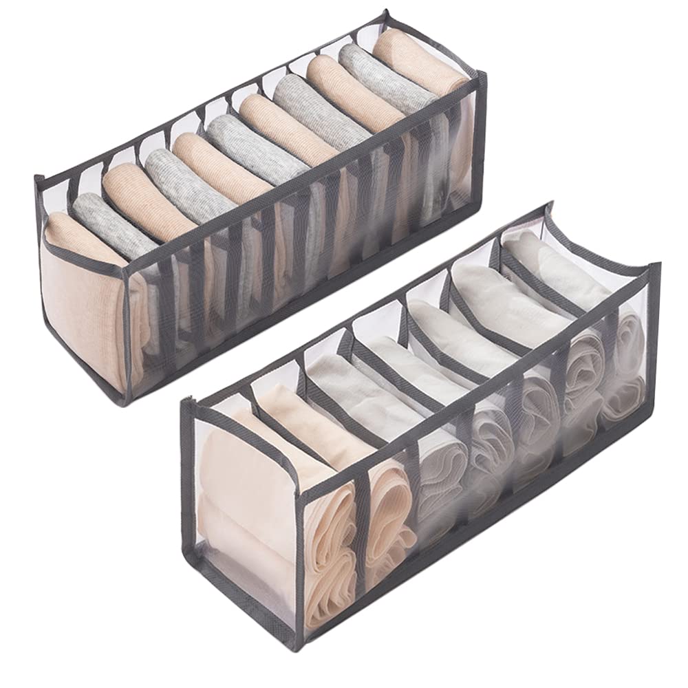 Organisateur de Tiroir Pliable - 2 pcs Rangement sous Vetement