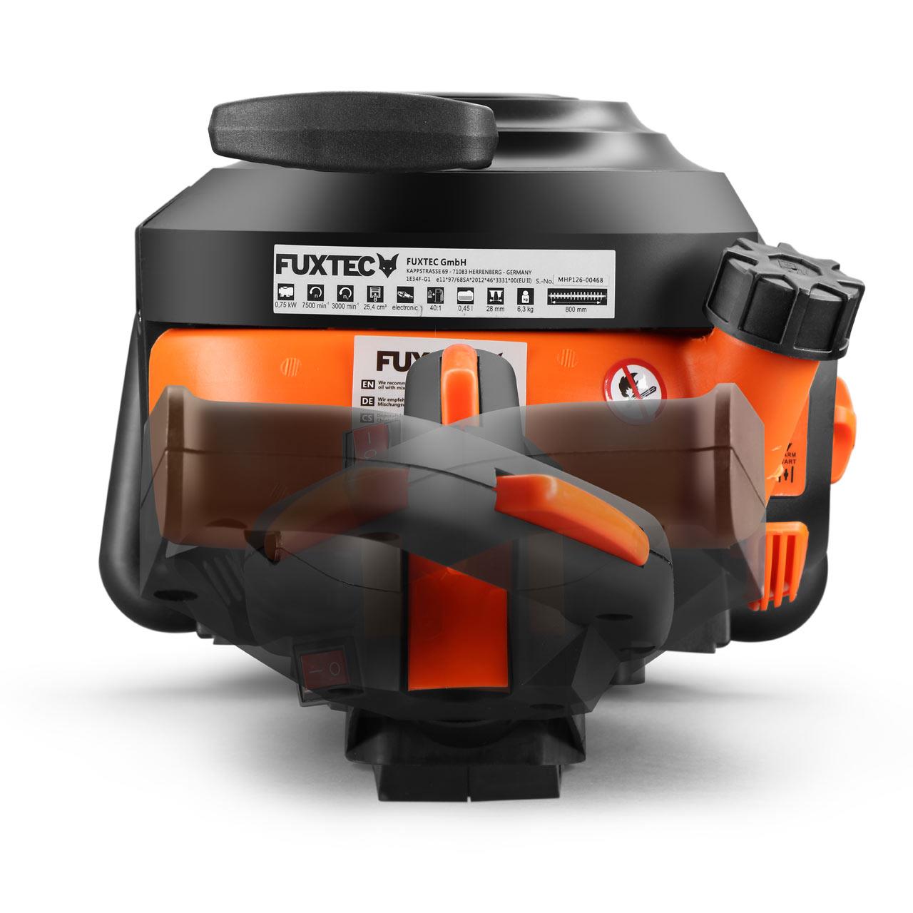 Taille-haies thermique professionnel - FUXTEC FX-MHP126 - 25,4cm3 lame 80cm - 8