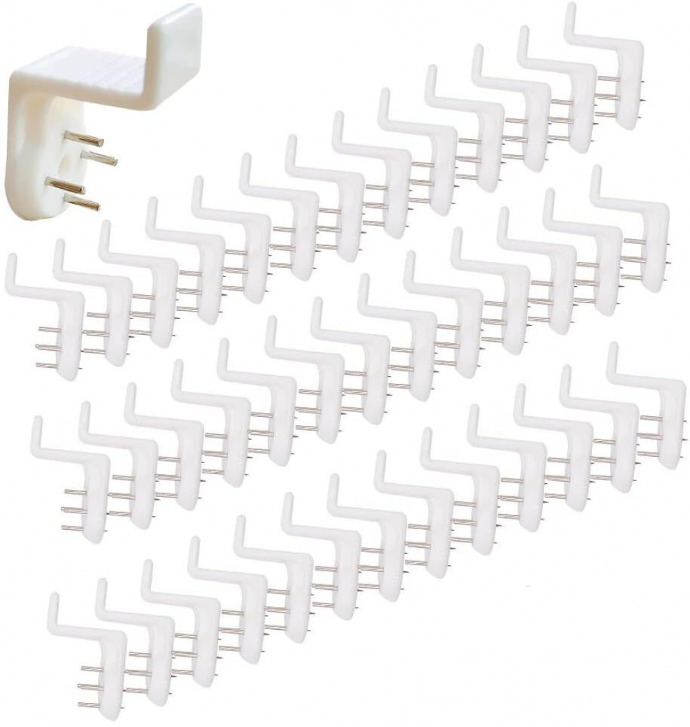 Crochets Muraux Sans Trace - Lot De 24, 3 Tailles, Pour Tableaux, Photos, Miroirs - Installation Facile