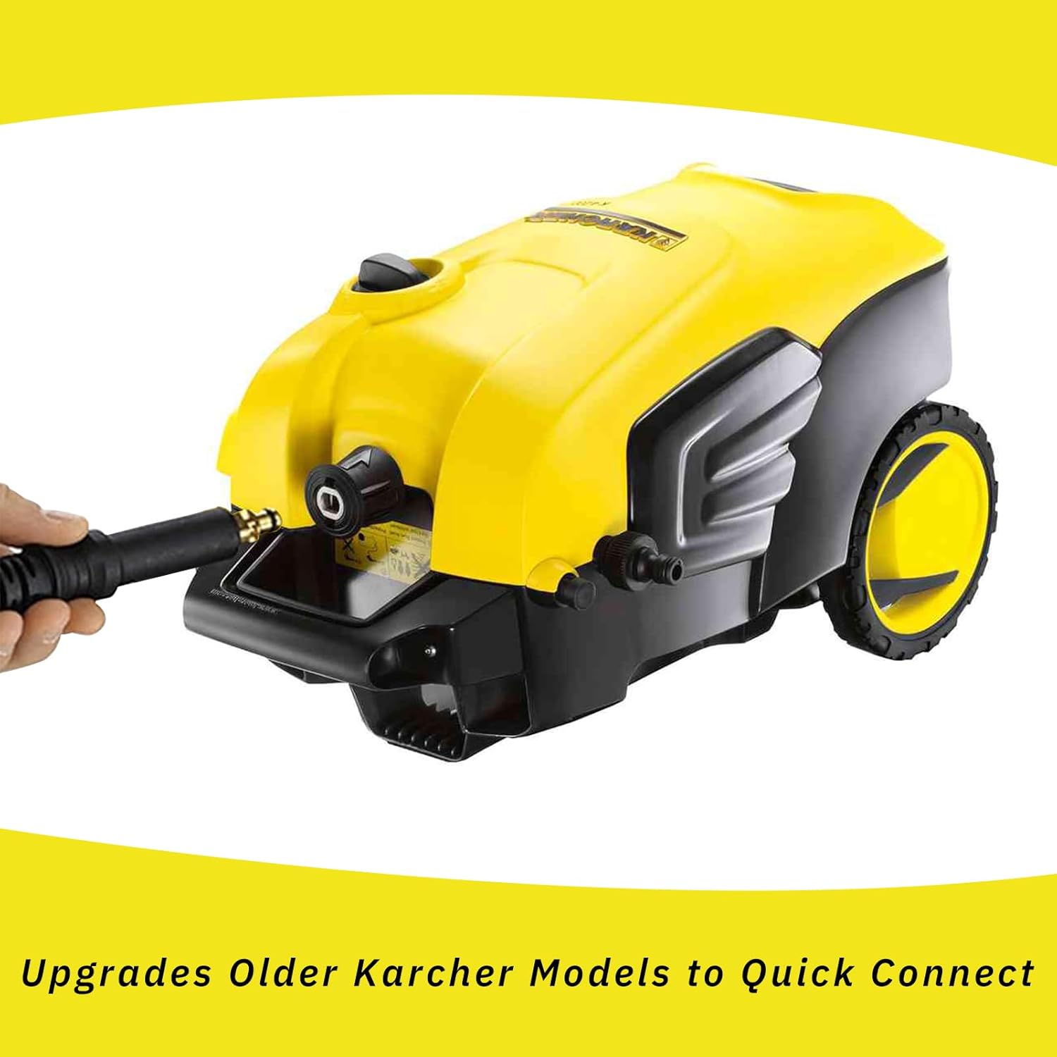 Adaptateur pour nettoyeur haute pression - adaptateur à connexion rapide M22 14 mm pour Karcher K2-K7 - adaptateur à dégagement rapide - 5