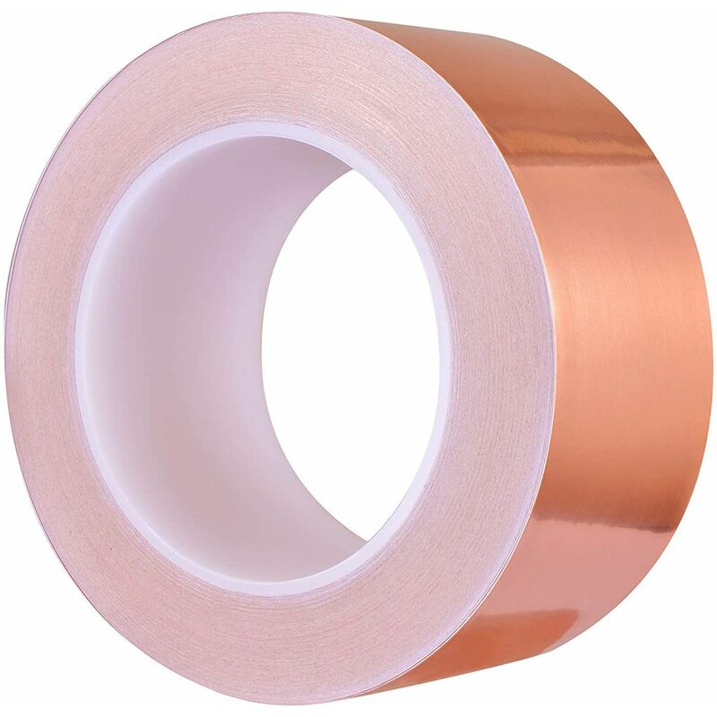 Ruban De Feuille De Cuivre Double Conducteur - 65 Pieds - Pour Terre - Neuf