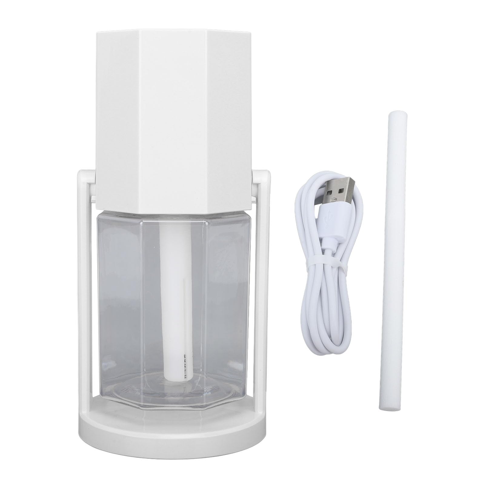 Humidificateur Volcano USB Silencieux Avec Lumière Ambiance Colorée - Design Moderne