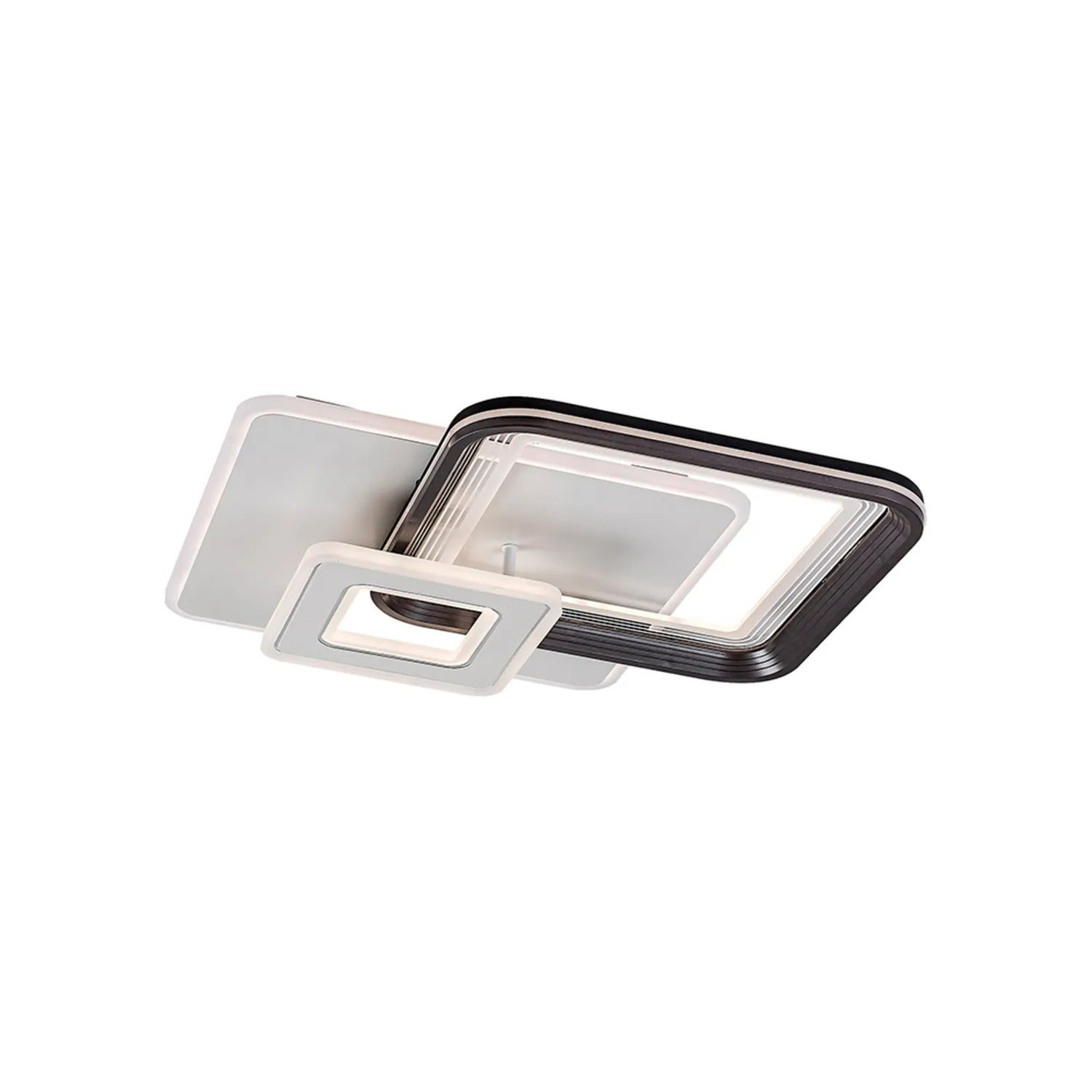 Lampa sufitowa z pilotem LED Stregobor 48W Odcienie bieli 2950lm metal popielata wym:8,5x49,5x49,5cm IP20 Rabalux