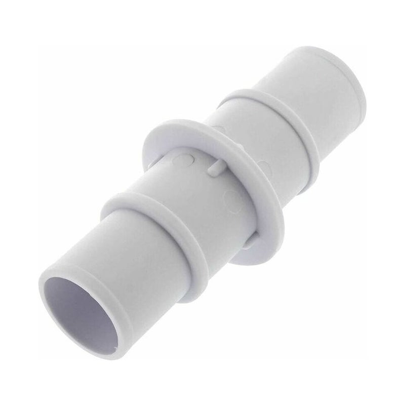 Złącze do węża basenowego, proste, z przyssawką, do basenów o średnicy 1-1/4" i 1-1/2", adapter do węża, białe, 1 opakowanie