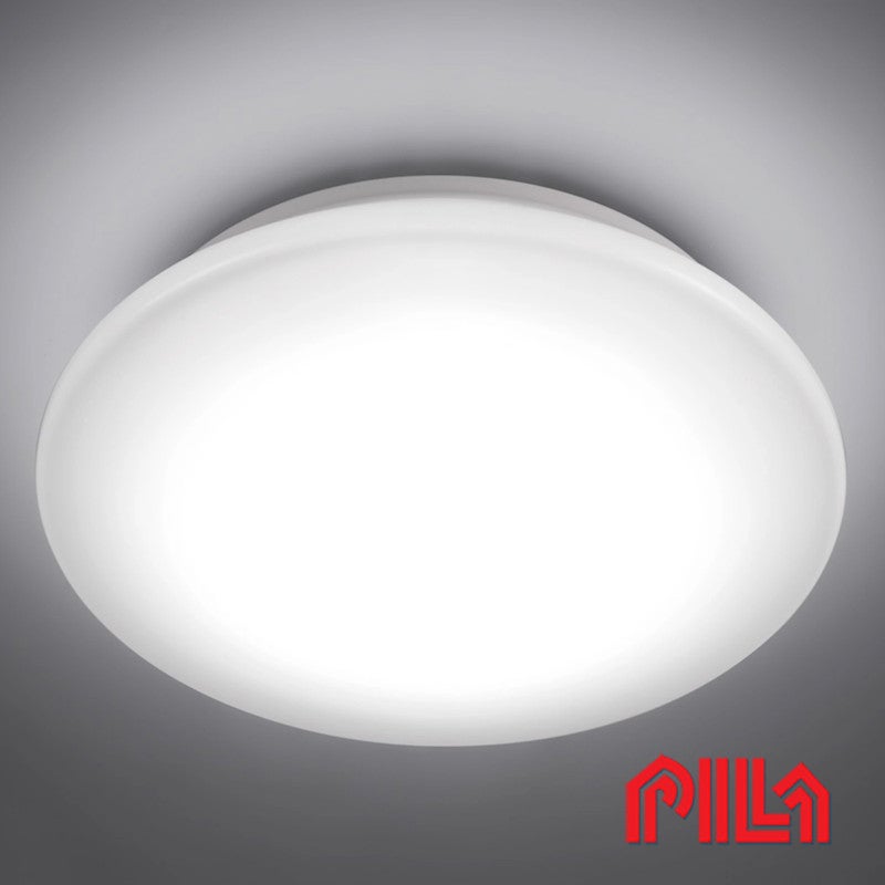 Plafón LED de techo, 32cm de diámetro y 6,8 de altura, Blanco, 4000K, 17W, No regulable 1900 Lúmenes, CRI 80, 15.000 h de Vida Útil - PILA - 2