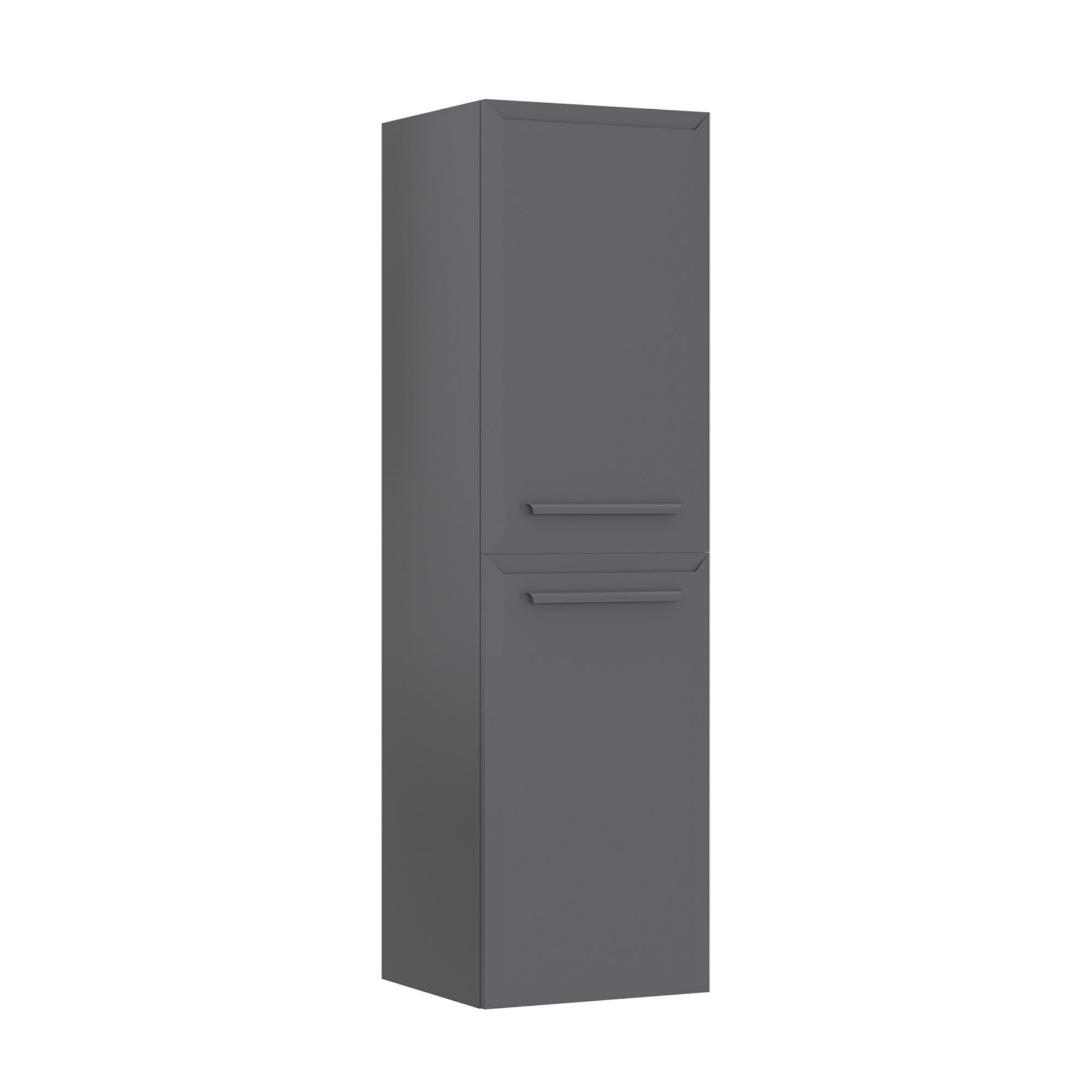Hanah Home Armario De Baño Nuvola 40 V3, 40 X 32 X 138 Cm, Gris , Leroy Merlin