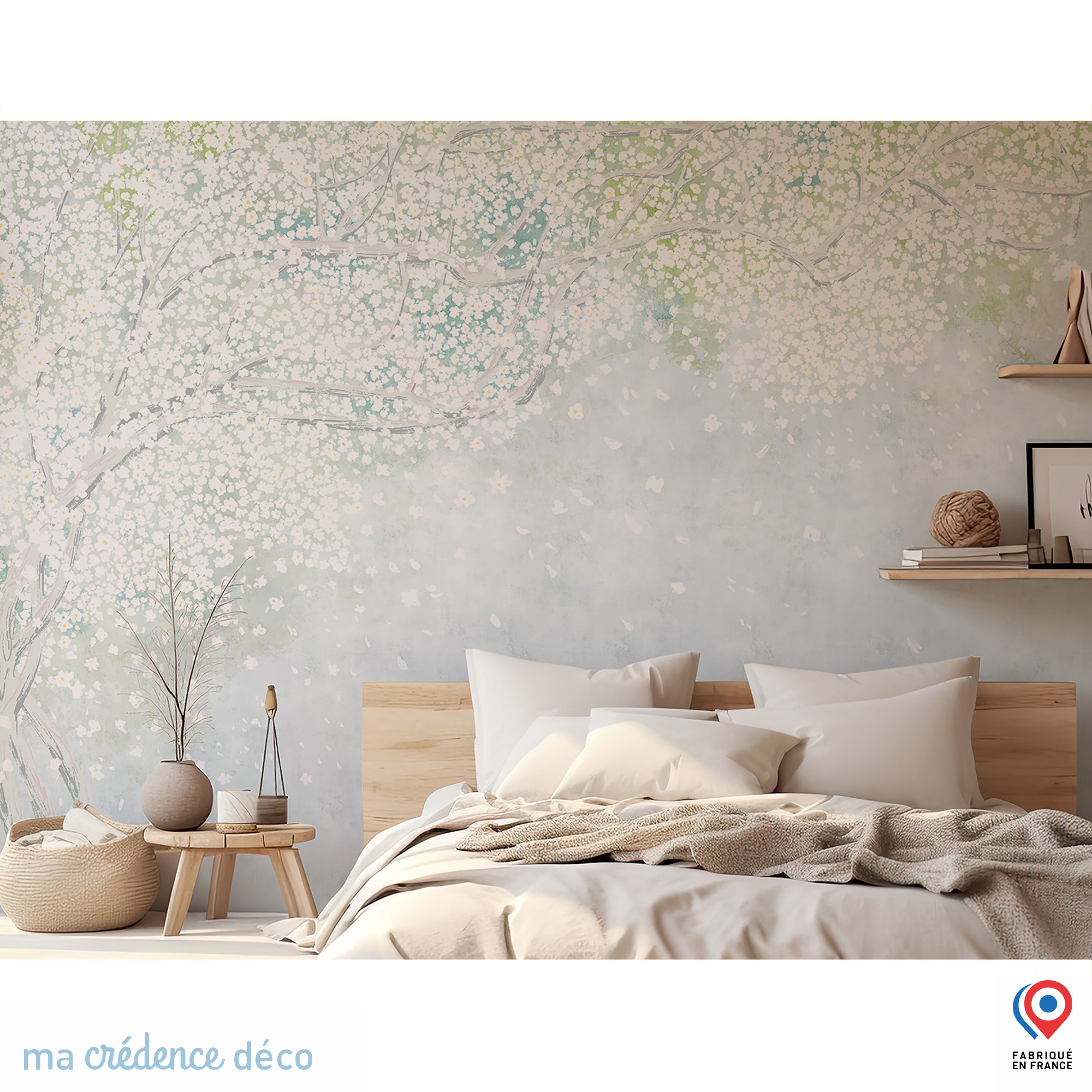 Tapisserie Arbre Majestueux Pour Housse De Coussin - Made In France, 34x34 Cm (neuf)
