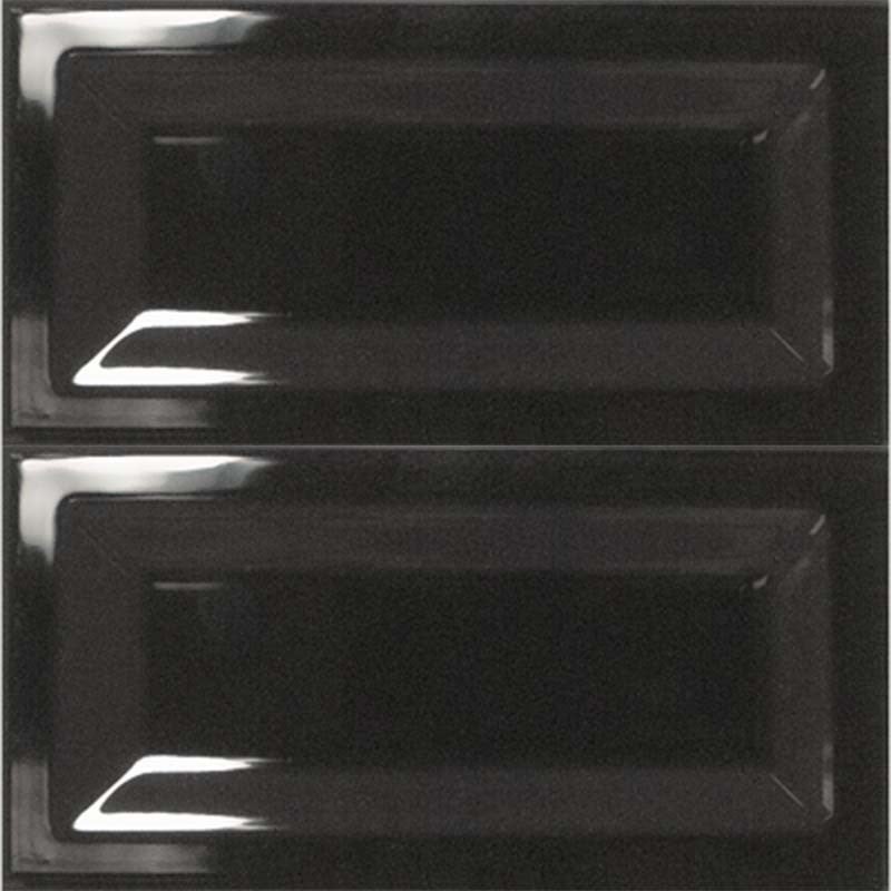 Carrelage Métro Noir 7,5 X 15 Cm Metro Black 0,5 M² | Leroy Merlin