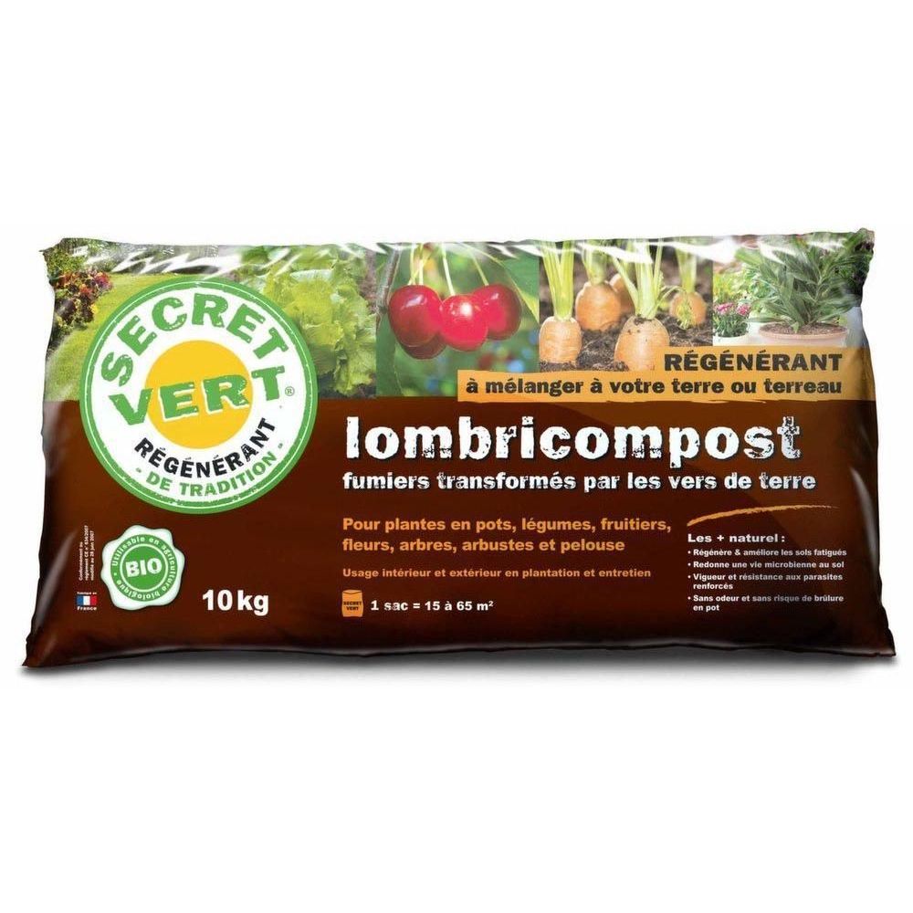 Terreau lombricompost régénérant 10 kg Secret Vert - 4