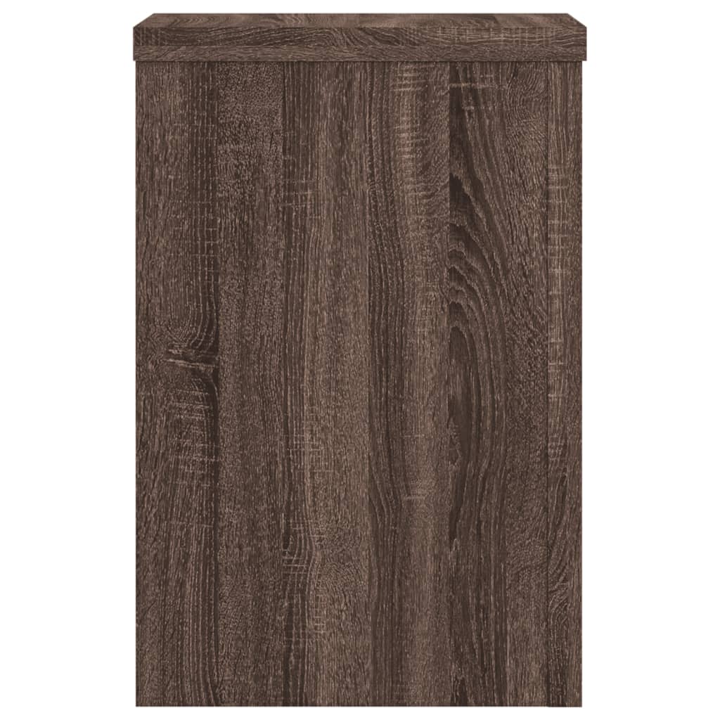 Maison Exclusive - Supports pour plantes 2 pcs chêne marron bois d'ingénierie - 5
