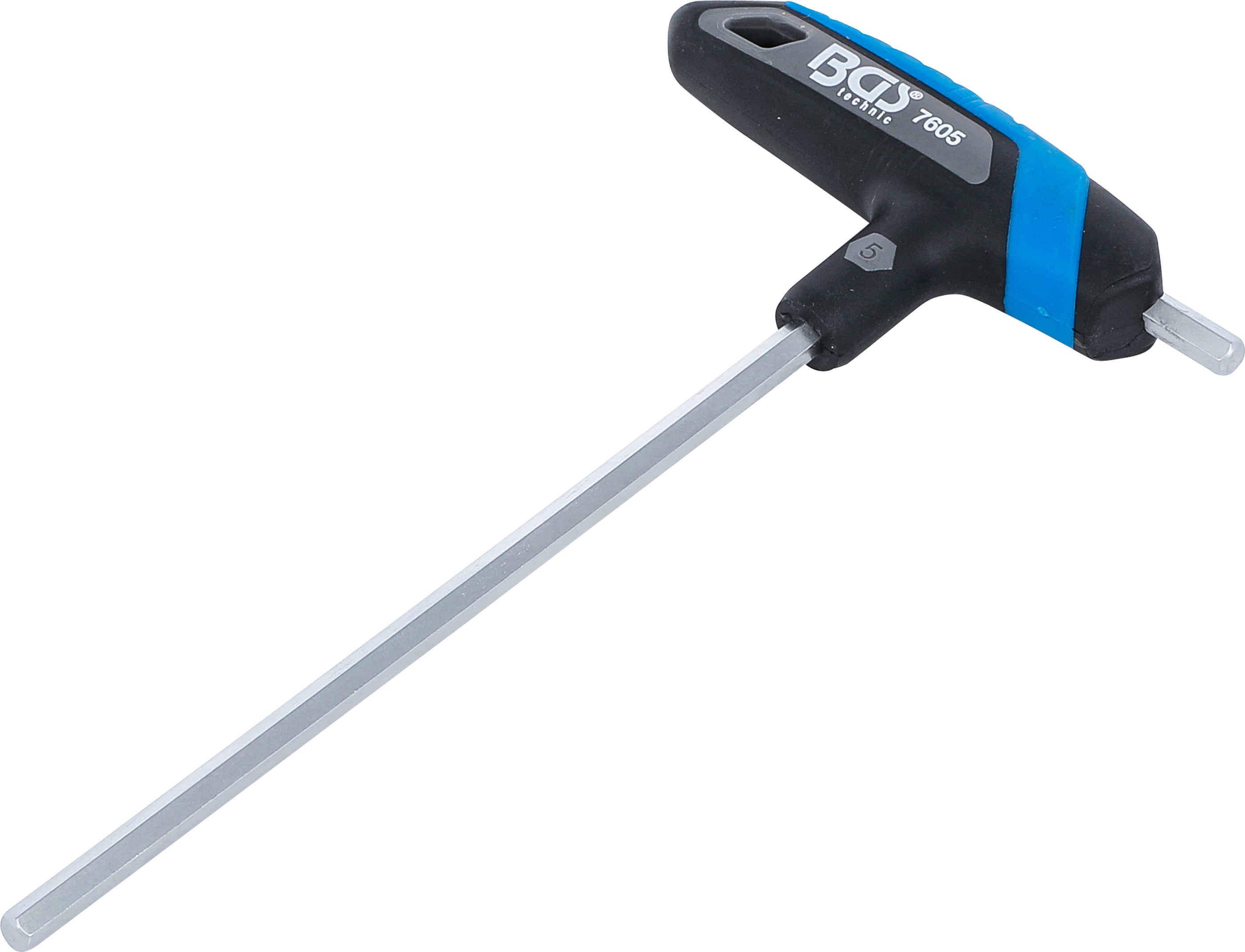 BGS 7605 | Cacciavite con impugnatura a T | Esagono interno | 5 mm