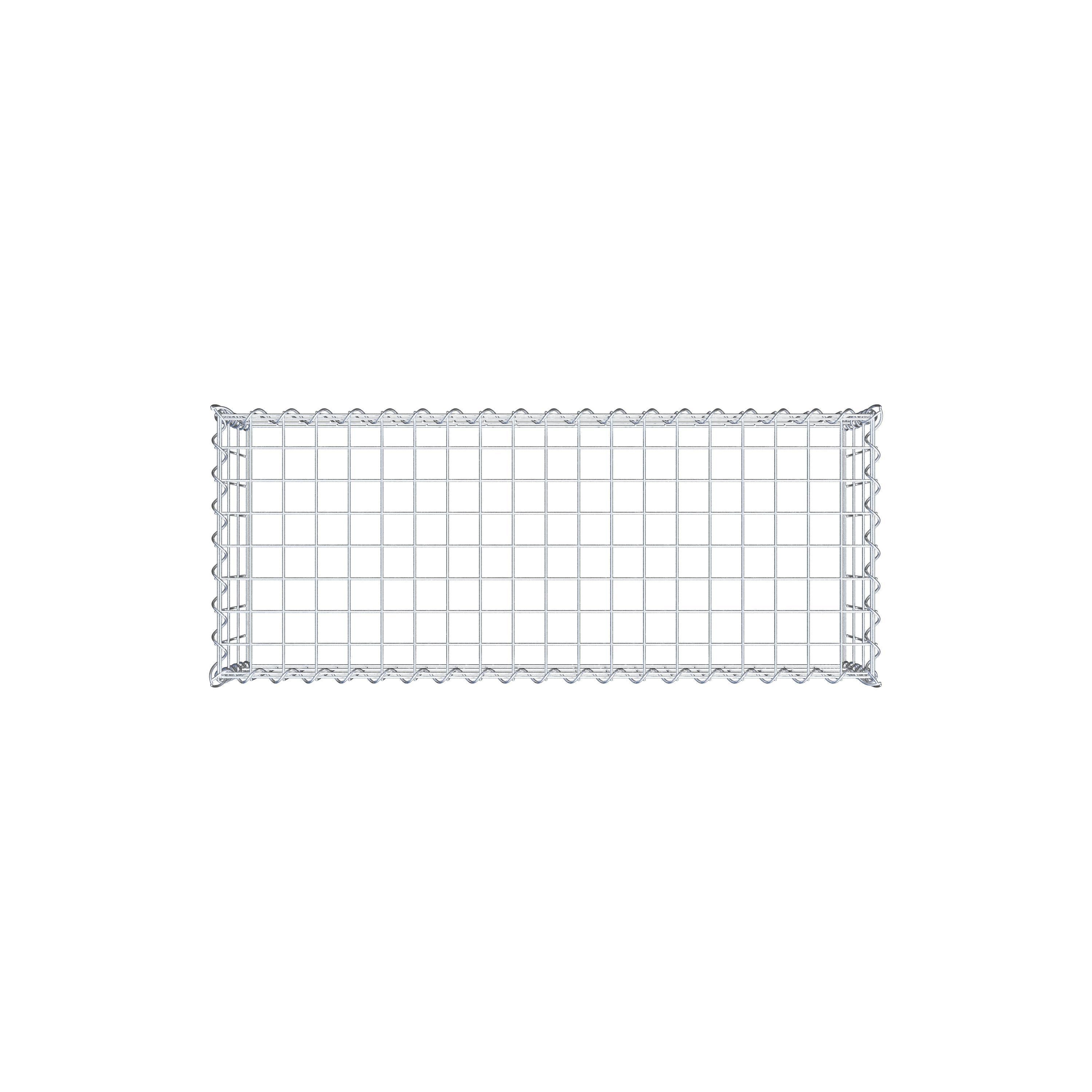 Gavión para apilar en acero galvanizado 100x30x40cm (LxAxP), malla 5 x 10cm, Espiral, sin rejilla inferior - 6