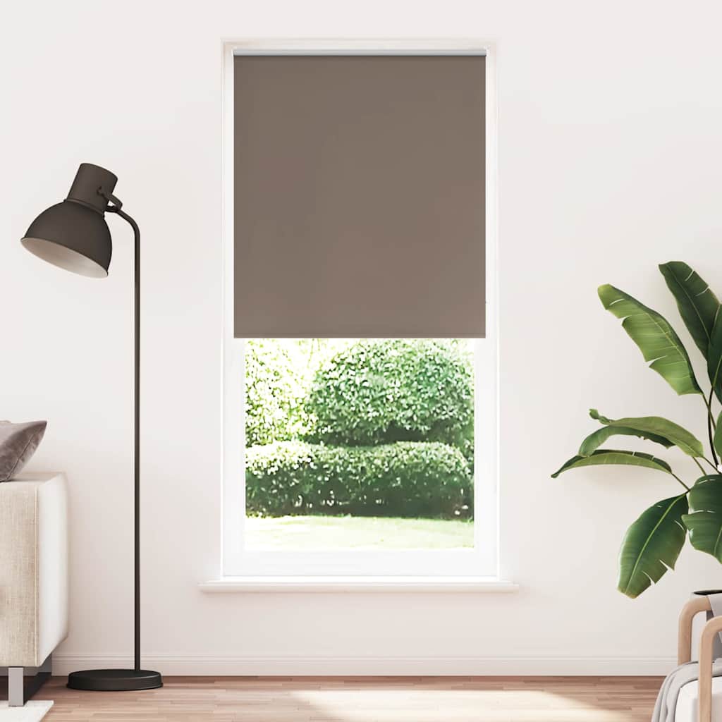 Roleta zaciemniająca 124,4x230 cm Szerokość tkaniny 120 cm kolor kawowy vidaXL