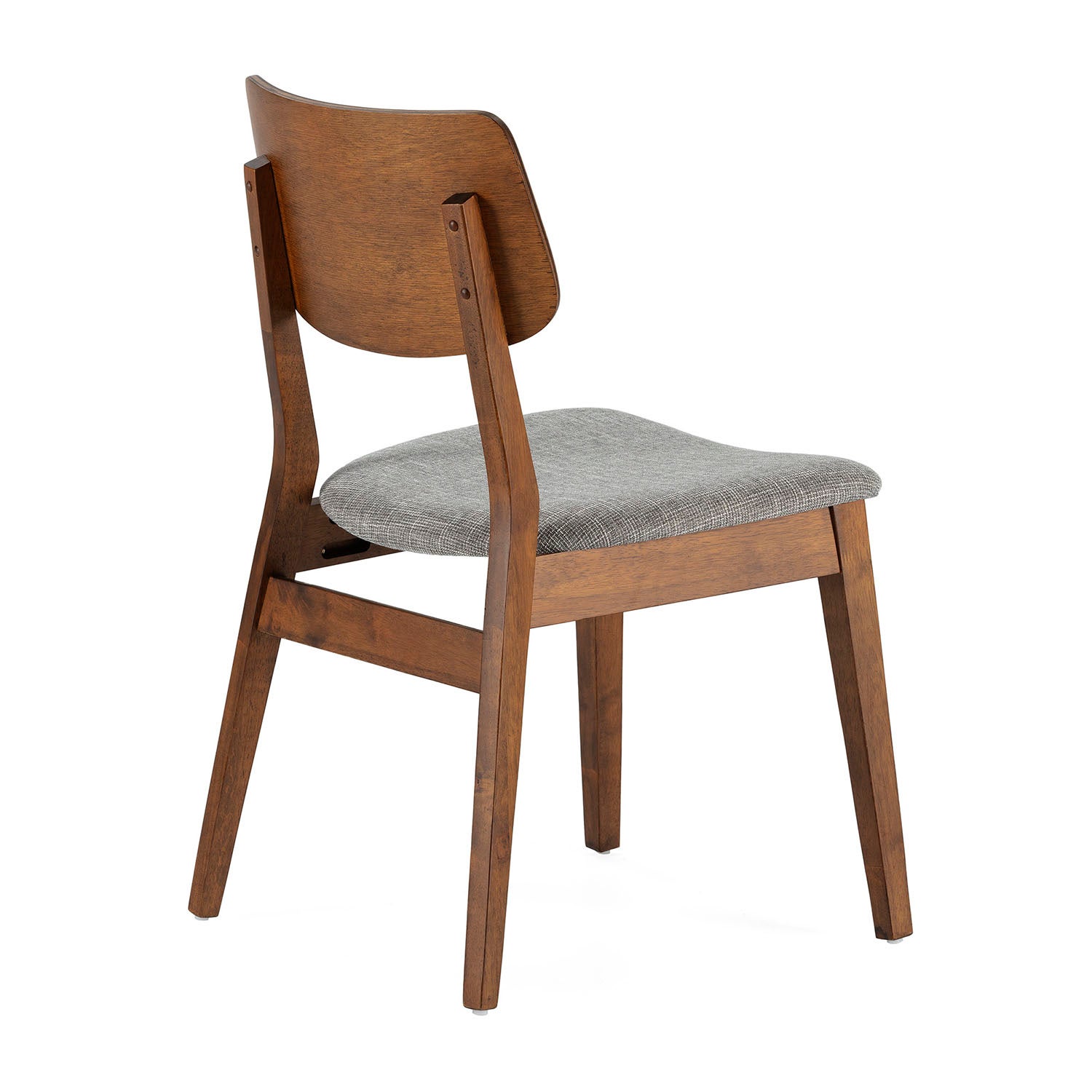 Set di 2 sedie Susi colore noce, legno massello - 5