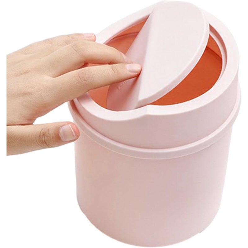 Mały kosz na śmieci – Kreatywne biurko z pokrywką | Mały kosz na śmieci, Mały kosz na śmieci do toaletki, stolika kawowego