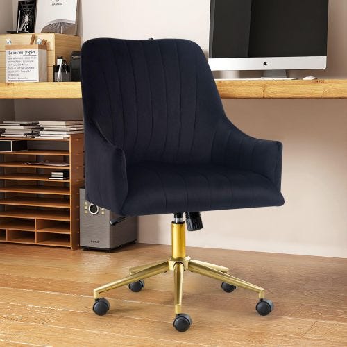 Chaise de bureau pivotante réglable en hauteur, chaise de bureau en Chaise de bureau pivotante réglable en hauteur, chaise de bureau en